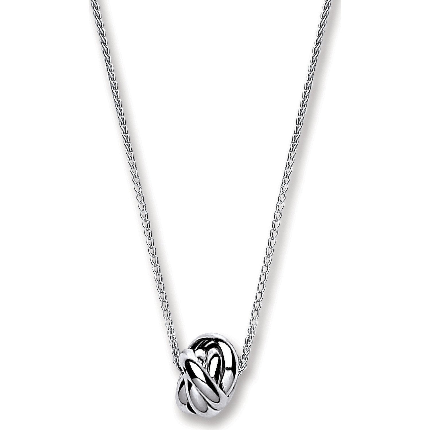 Silver Chain with Knot - Fine Necklace - Certified Authentic - Swiss Made - UK Stock – Luxury Jewellery by Imperial Ti
